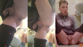 a large, sagging, fleshy sphincter is suctioned to the floor
