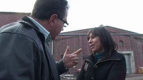 German Street Casting With A Turkish Slut