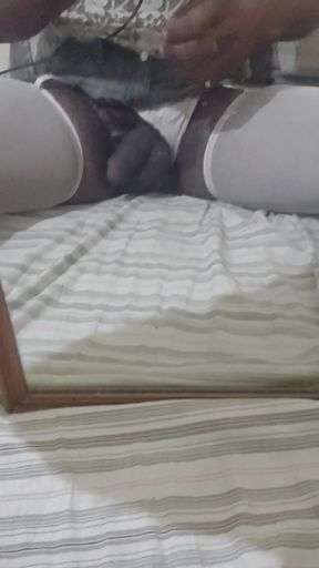 White socks skirt