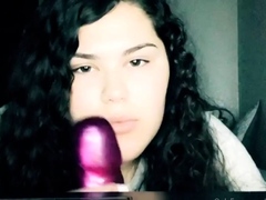 Kinky moist taco brunette anal toy play during masturbating