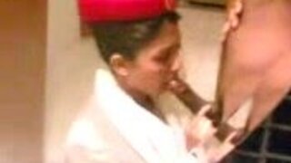 Emirates Airline Hostess Deep-Throat her manager