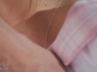 Pretty Angel Alice Zaffyre Screwing Her Boyfriend on the Couch