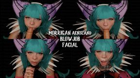 Morrigan Aensland Blowjob Facial