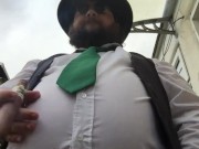 low angle fancy fat cowboy smoke clip