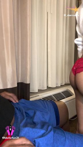 19 Year Old Foot Model Grinds My Dick with Her Ass for the First Time - Petite Handjob on BBC, Sexy Assjob, Pov3 (mobile View)