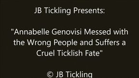 Annabelle Genovisi Tickled in a Neck to Feet Hogtie - WMV