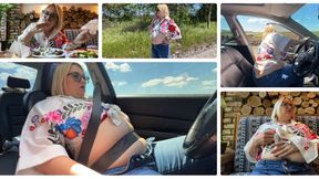 Full and bloated after the restaurant (Custom video - Weight gain clip) SD N