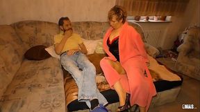 XXX OMAS - Amateur German BBW Evelin K  gets her granny pussy drilled hard