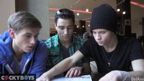 Jett Black & Kevin Warhol ~ Hot BTS Action with Cocky Boys