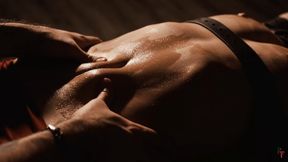 Sensual Penelopa's Firm Abs Strain Again from the Tickling of Long Claws (FULL HD MP4)