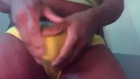 JackStepSonBri Loves Playing With His Hard Cock in Sexy Underwear Scene