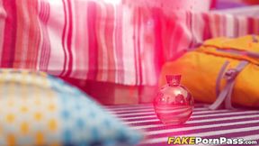 Yasmina and Nuria pleasure me with their firm breasts