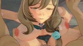 genshin impact lisa hentai sex in different positions creampie mmd 3d clear blue hat