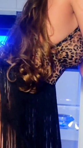 Must-see moment from "She came to Dance and ended up with Cum on her Tits"