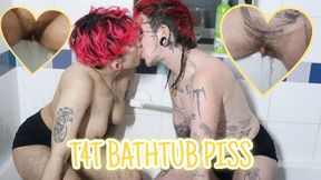 Wet T-Boys: T4T Bath Piss