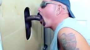 Gloryhole 1St Time Chocolate Cums For One As Well As The Other HOles