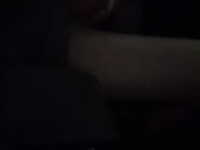 Quicky Fun inside my car at my condo parking lot after blowing cloud at home and horny.