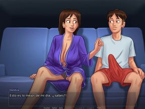 Stepmom confesses to me that she gets wet every time she sees me, so things happened between us - summertime saga