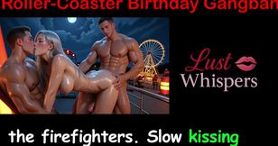 Roller-coaster Birthday Gangbang - English Sex Story