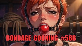 Bondage Gooning #58B: Ropebound Mind Meltdown (Animated)