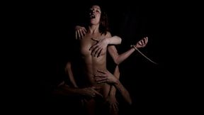 Two Hands: A Dark Fantasy of frisky Masturbation and Squirting Orgasms