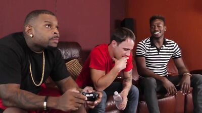 Karlee Grey blows two black studs and gets dicked down