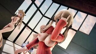 Mmd R18 Printz,Murasame,Kongo Banged Sex Party sexy and Goddess will