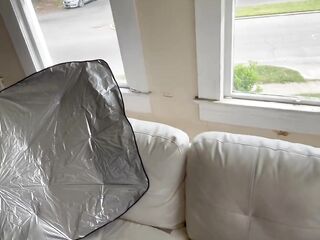 Roxan Reeves 10/10 POV Rompe Norte white daybed try-out astounding blow job and doggy style unfathomable mouth