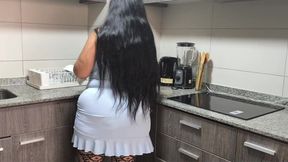 Full Videos for Fans, MILF BBW Fucked in the Kitchen