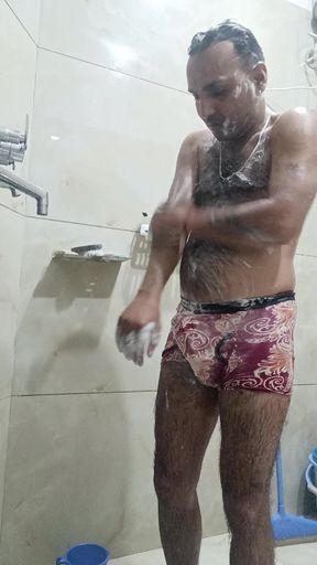Indian Desi Man Enjoy Masterbation Show with Neighbour Stepfather and Dildo Vibrator