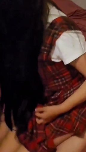 Fucking My Student Stepsis, I Catch Her After School - Part 2