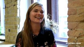 Viktoria Masturbates In Sexy Nightie and Stockings