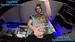 Nice Femboy Shoots Giant Explosions Cumpilation