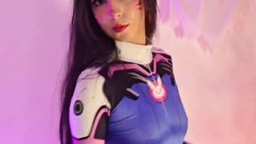 Dare to join my game? Tonight, D.Va doesn’t play fair… 😏🎮✨