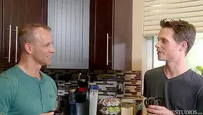 Young Twink Gags as Daddy Stuffs Huge Dick Down Throat — Facefuck Ensues – 18+