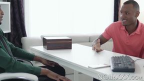 Bald Titus McMasters offered his sweet ass to Jigz Castelo for an anal ride