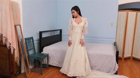 You May Now Strip the Bride! Wedding Gown Strip Encore with Savannah Sixx - MP4 1080p