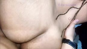 sexy milf tetona le gusta follar en el columpio sexual y lleno su culo de semen