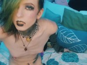 Trans Femme fucks around while teasing you