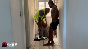 I went to do maintenance and couldn't resist seeing a big cock and sucked