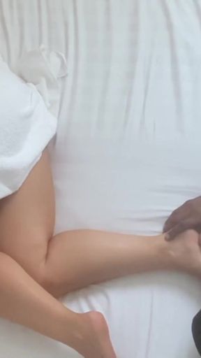Hot Spanish Milf Catalina FT invites BBC for Oil feet massage Back home - Sensual Massage   Clip 1