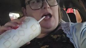 SSBBW LATE NIGHT BURGER RUN AT FAST FOOD CHAIN