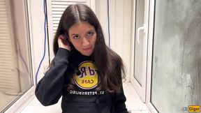 A Cute Girl at a Party Suggested Sex on the Balcony While Her Boyfriend Wasnt Looking