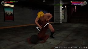 Ellie Banger VS Brian (Naked Fighter 3D)