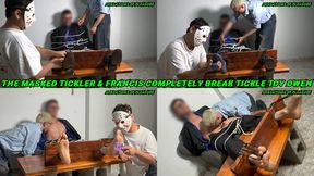 The Masked Tickler And Francis Completely Break Tickle Toy Owen