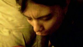 Amateur brunette latina loving my BBC and a load of cum