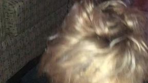 Slutty bbw gobbles down 9 inch bbc