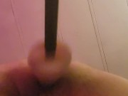 Machine fucked in ass