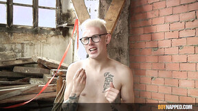 Blonde twink Noah sucks more eagerly making Sean Taylor jizz