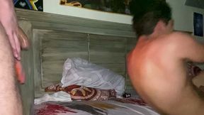Hard Deepthroat Until His Eyes Water and Spit Pours Down His Chin